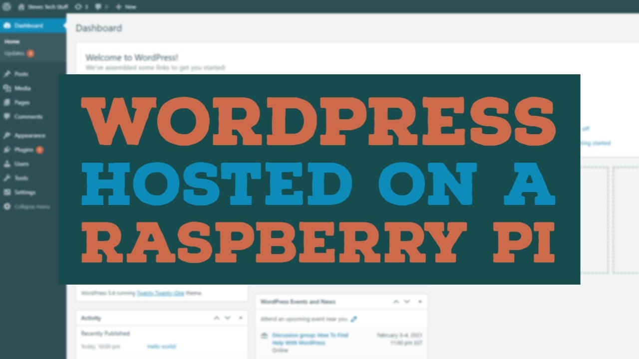 Wordpress Hosted on a Raspberry Pi - YouTube