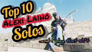 Top 10 Alexi Laiho Solos