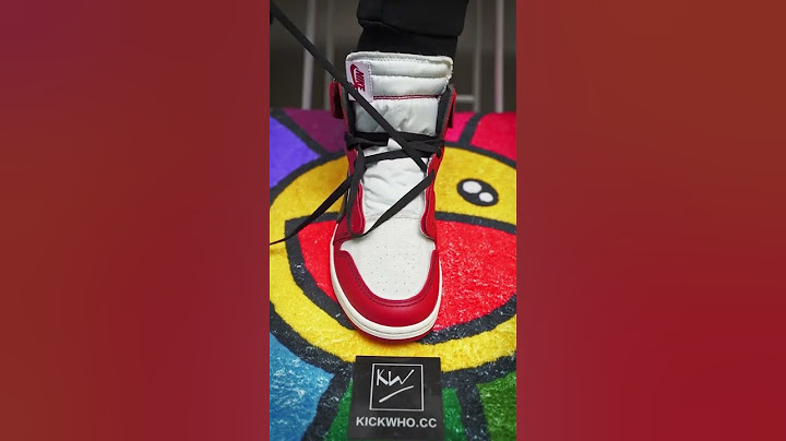 How to lace Off White X Air Jordan 1 High OG Chicago. #shoelacestyle #fypagee #nike #chicago