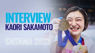 World Champion Interview: Kaori Sakamoto (JPN) | Saitama 2023 | #WorldFigure