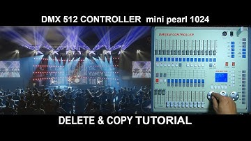 MINI PEARL TUTORIAL 5 of 11 “How to DELETE & COPY in mini pearl 1024” [NP]
