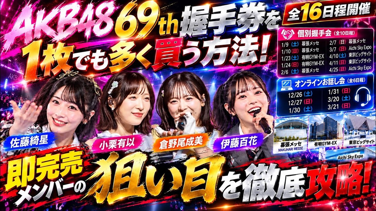 AKB48] How to Buy as Many 69th Single Handshake Tickets as