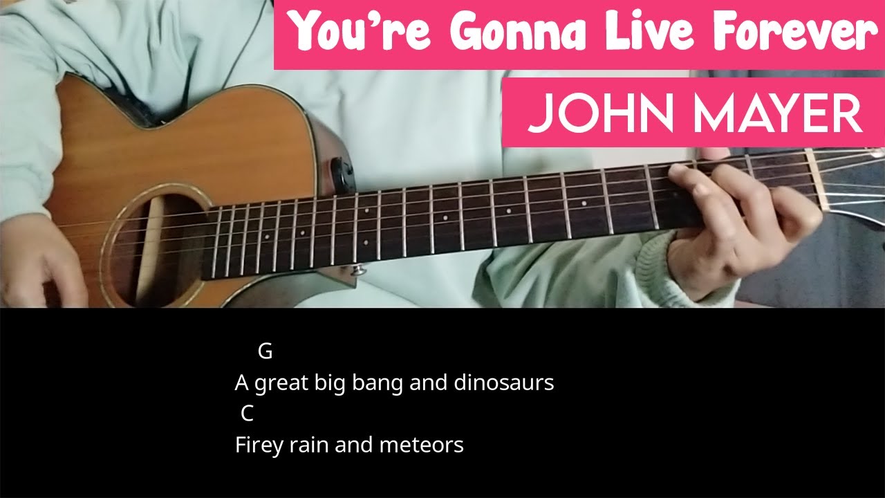 You're Gonna Live Forever in Me - John Mayer | Easy Guitar Tutorial with Chords Lyrics You're Gonna Live Forever in Me - John Mayer | Easy Guitar Tutorial with Chords Lyrics