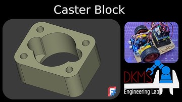Caster Block Build Tutorial - FreeCAD