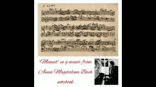 Menuet In G Minor From Anna Magdalena Bach Notebook