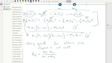 9-7 and 9-8: Elastic Collisions in 1 and 2 Dimensions: Pusko