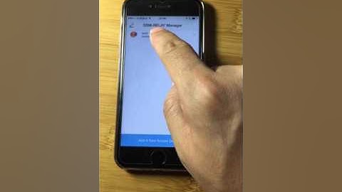 GSM relay app working video