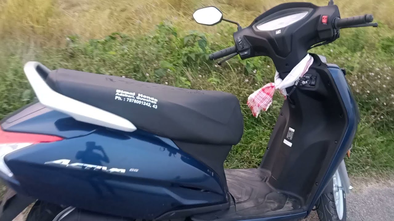 My New Activa 6g /new model Activa 6g /Glitter Blue Metallic Colour /Simple Review