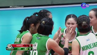 Gayle Pascual Finishes Set 1 With A Powerful Spike As They Take The Set, 25-17