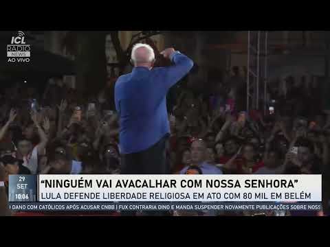 Lula defende respeito a todas as religiões e dispara: “A única igreja mentirosa é a Lagoinha”