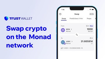 How to swap crypto on the Monad network using Trust Wallet