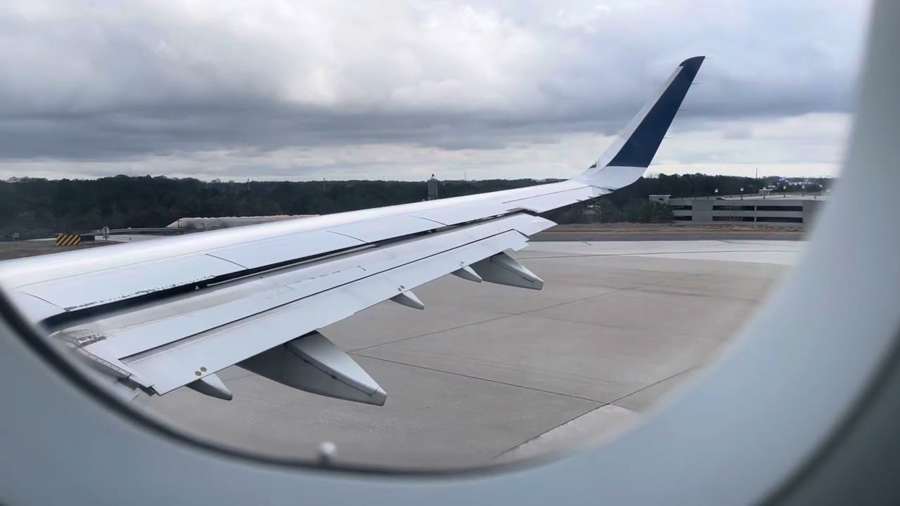 Delta A321-200 pushback, taxi, and takeoff from Hartsfield-Jackson Atlanta Int’l