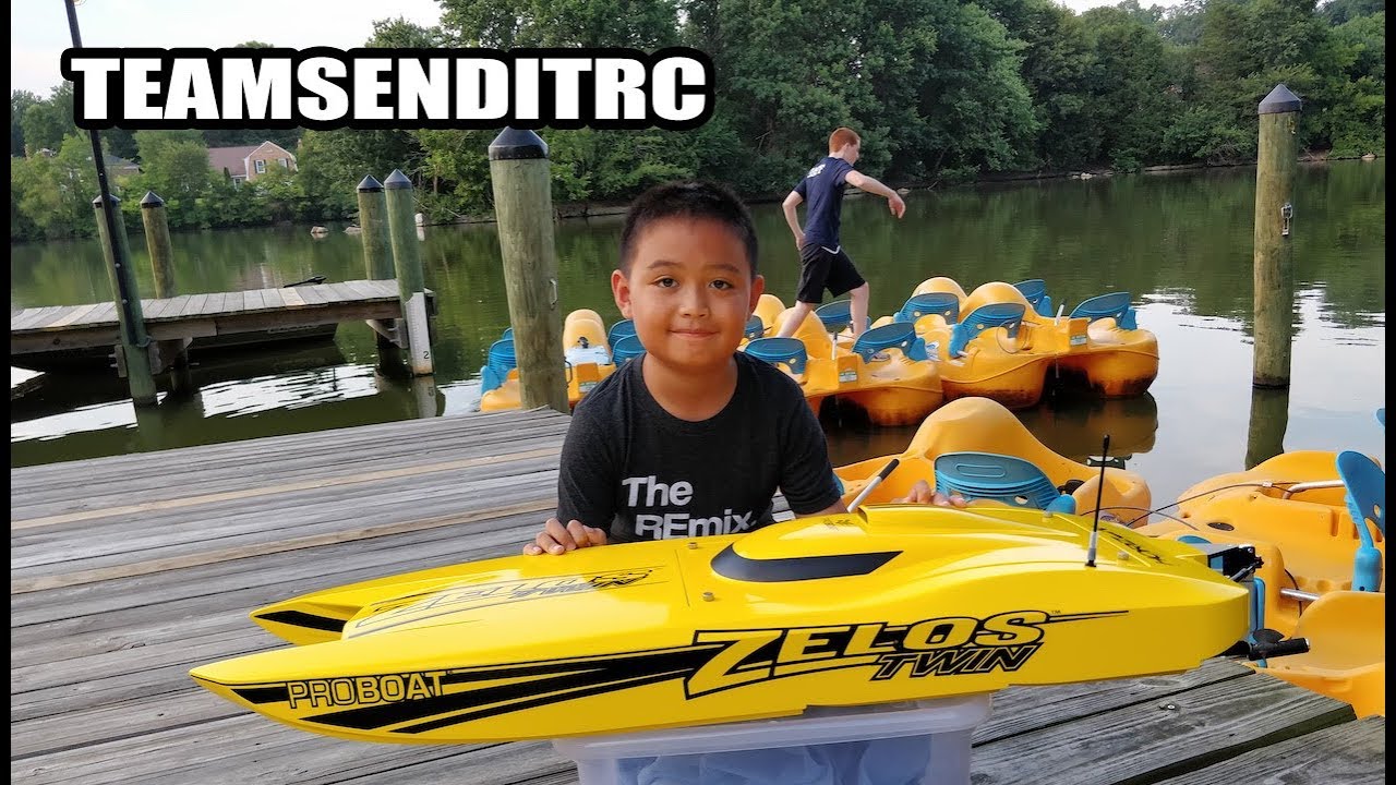 TEAMSENDITRC: RC Boat Zelos 36 2nd Run