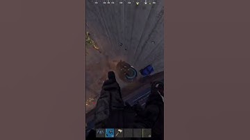 Went full deep on a roof camper #rust #rustgame #rustconsole #gaming #rustclips #funny