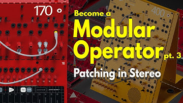 Modular Operator pt. 3 - Patching in Stereo - Teenage Engineering POM 400