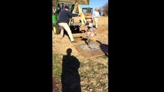 Headstone install
