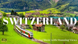 Swiss Splendor|A Visual Journey Through Switzerland|Relaxing Music with StunningViews of Switzerland