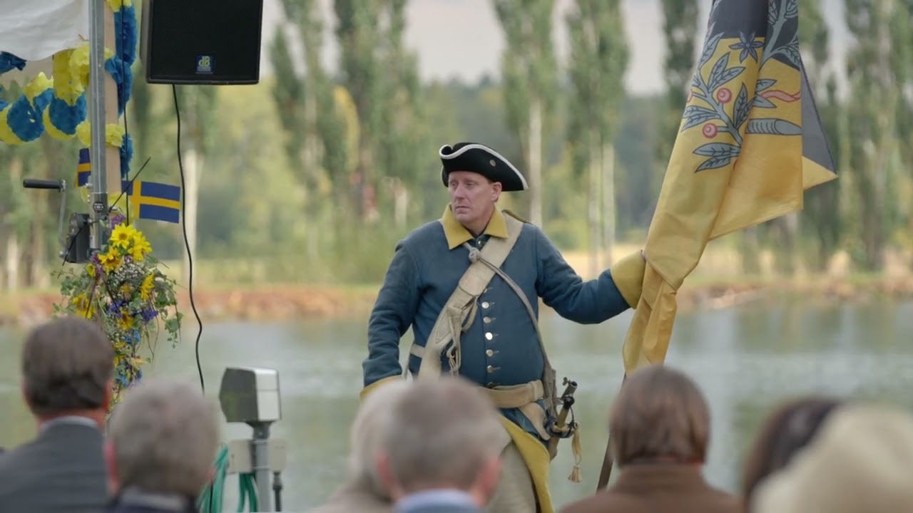 Klipp från Göta kanal 200 år - Syntolkad version