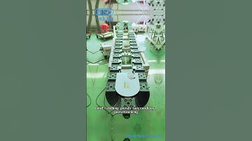 Circular chain drive track conveyor system. Customized automate curved guide rail conveyor equipment