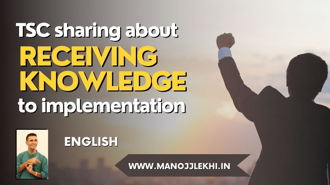TSC sharing about receiving knowledge to implementation English - YouTube