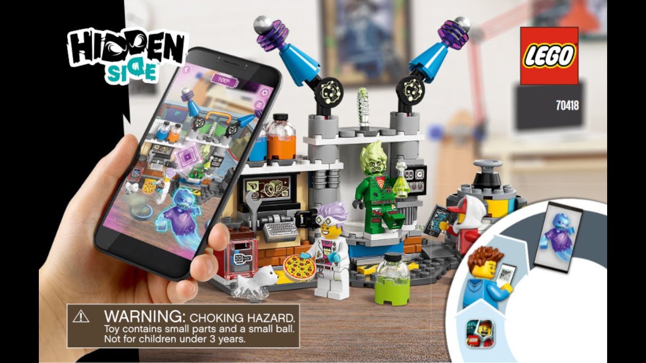 LEGO Instructions | Hidden Side | 70418 | J.B.'s Ghost Lab - YouTube