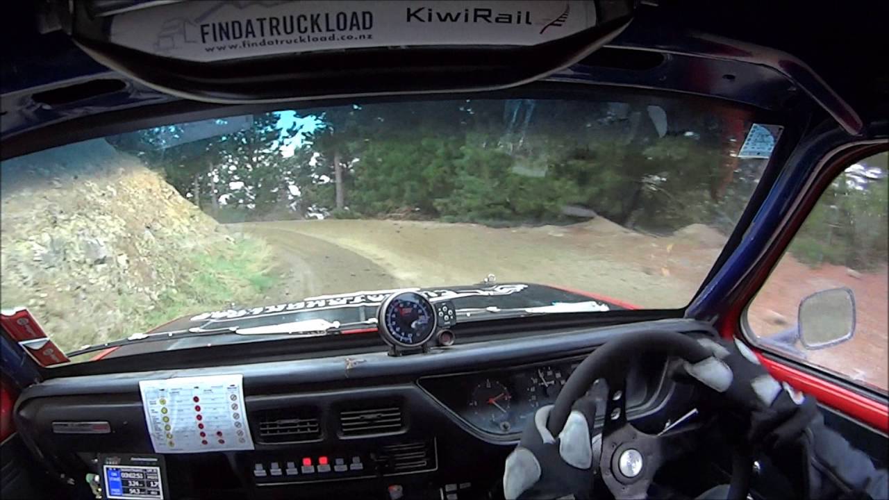 Stage 4 In-car, Geraldine Spring Rally 2016