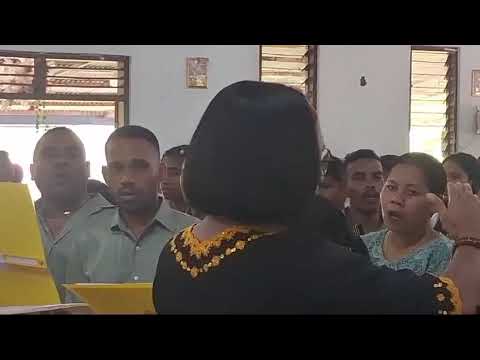 LAGU NATAL || GLORIA ALLELUYA || LAGU. P. YUSTIN GENOHON, SVD. KOOR ALUMNI SMPN 1 AESESA SELATAN