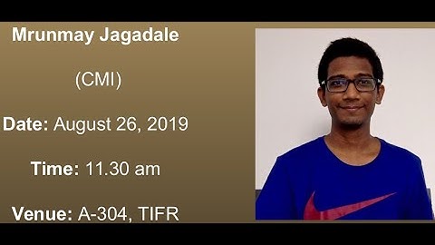 Mrunmay Jagadale (CMI): Polytopes and Scattering Amplitudes in Scalar Field Theory