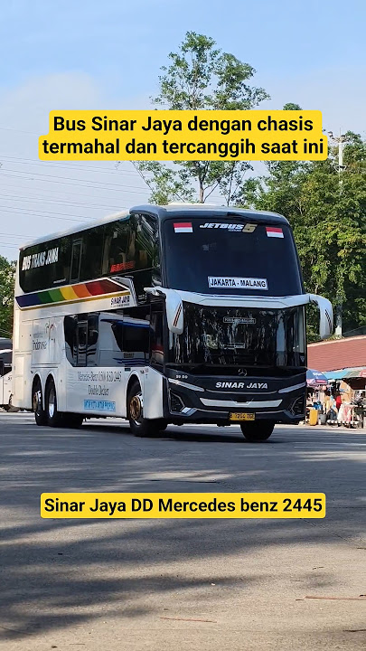 Sinar Jaya Jetbus 5 Double Decker #shorts #sinarjaya #manbus #mercedesbenz