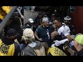 Eagles Fans breaking Washington stadium