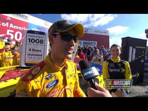 Joey Logano Wins at Charlotte