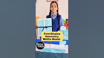 Easy Maths Model| Working model Coordinate Geometry Class 9 and 10 #ytshorts #shorts #fun