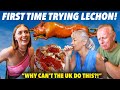 British parents try filipino lechon in cebu