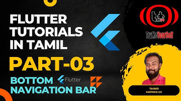 Flutter Tutorial in Tamil | Hybrid App Development | Part-03 | Bottom Navigation Bar in flutter