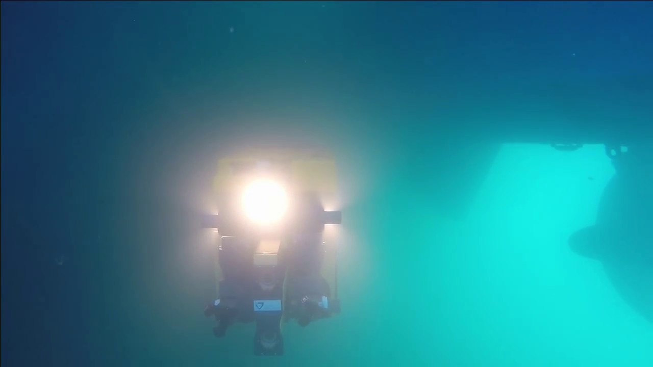 DexROV - First test of assembled ROV + stereo cameras + arms - YouTube