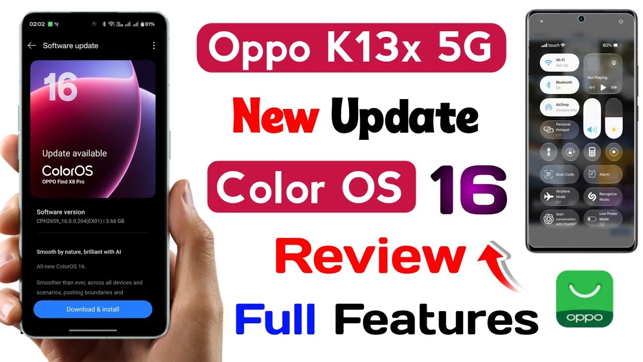 oppo k13x android 16 with color os 16 feature | oppo k13x color os 16 ...