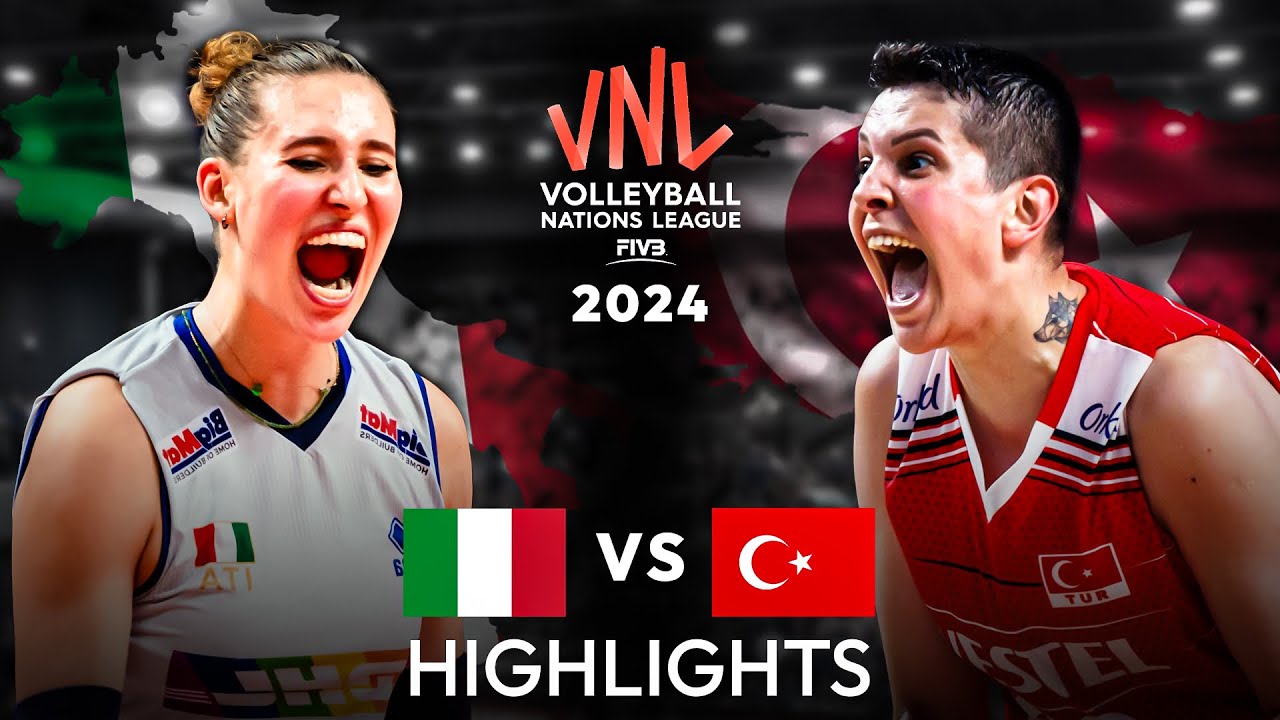 LEGENDARY MATCH | ITALY vs TURKIYE | Women's VNL 2024