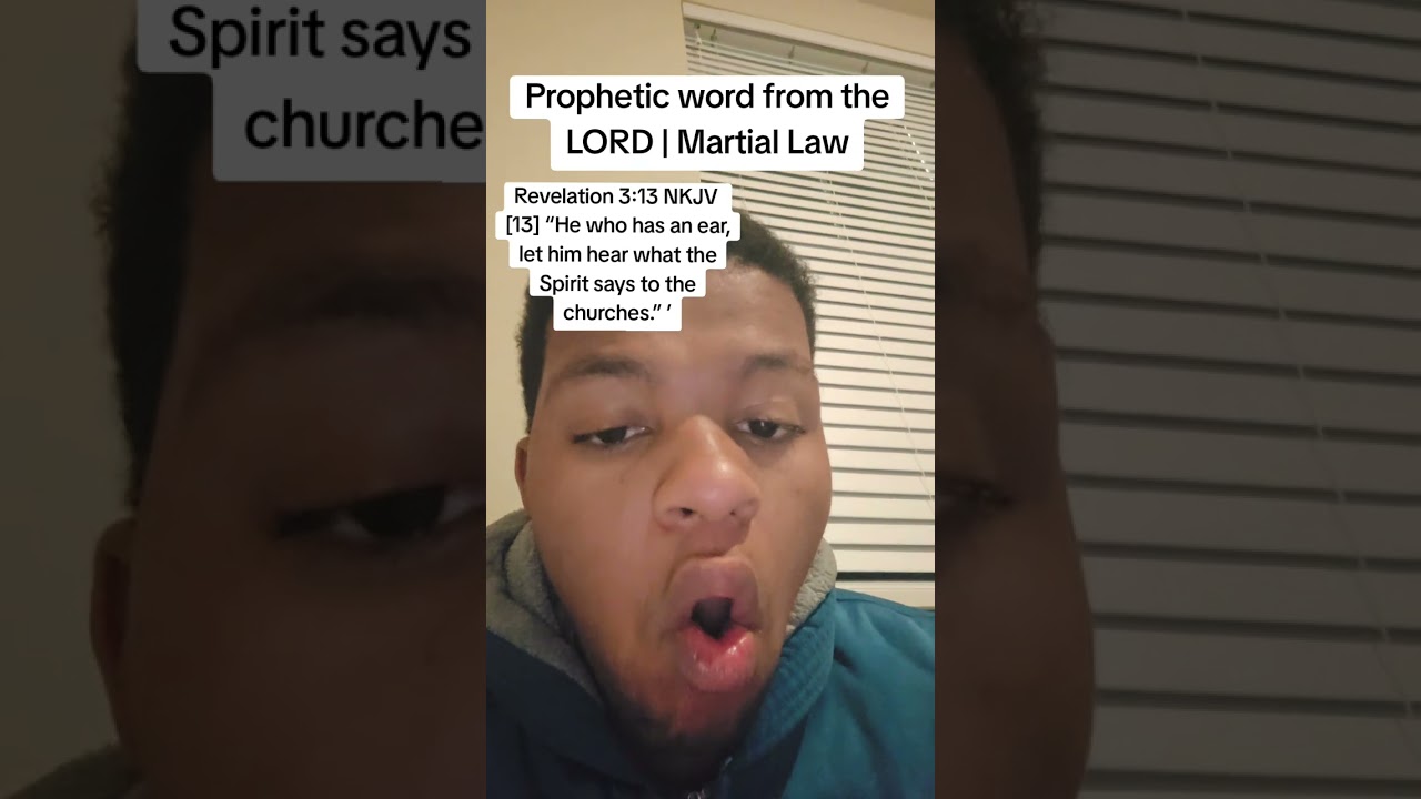 Prophetic word from the LORD | Martial Law