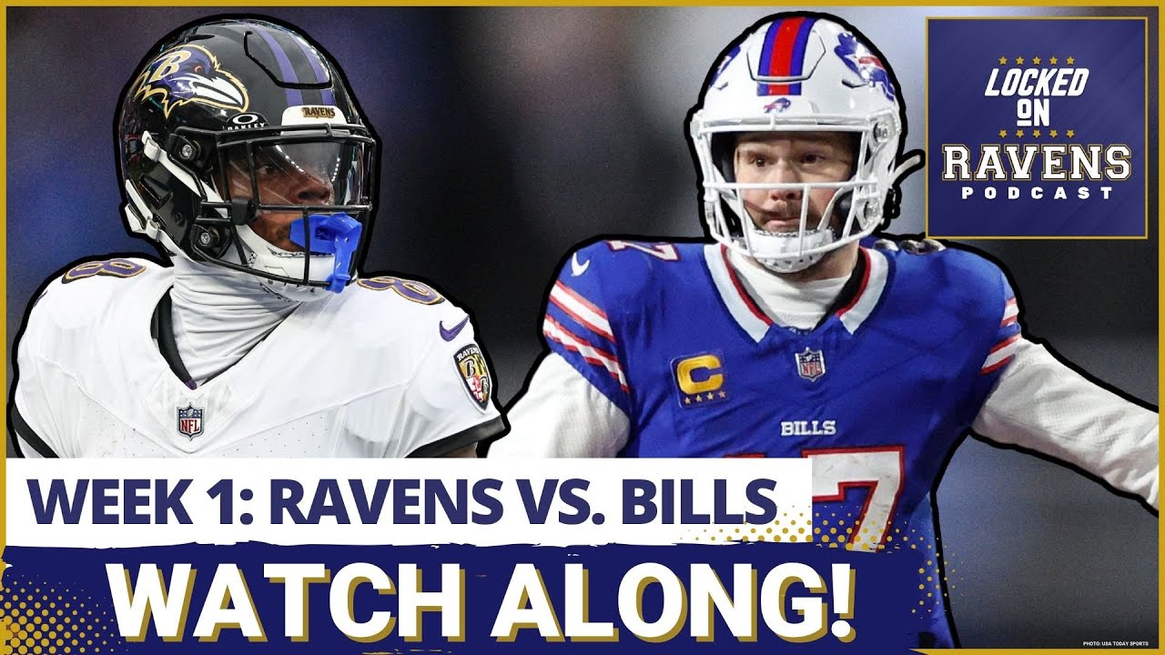 Baltimore Ravens vs. Buffalo Bills WEEK 1 WATCH ALONG, play-by-play LIVE REACTION