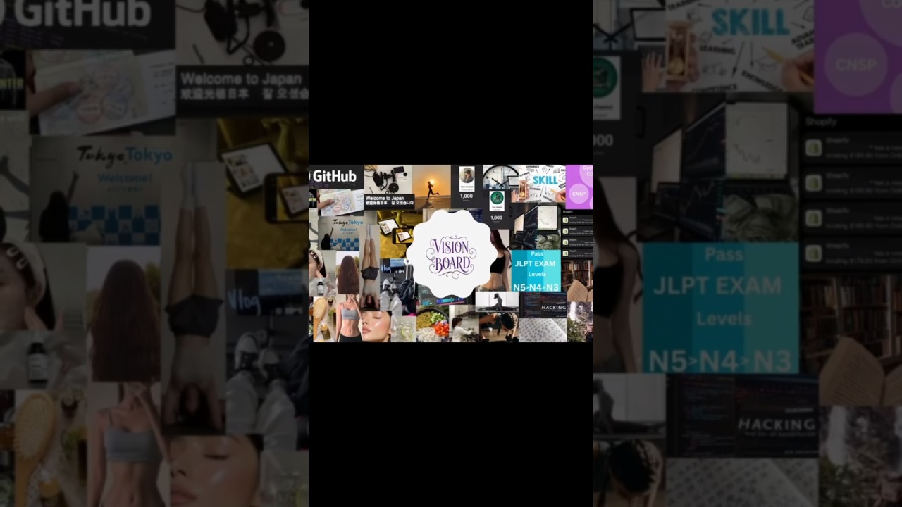 Creating my 2026 vision board ✨