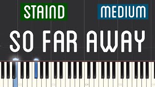 Staind - So Far Away Piano Tutorial Medium