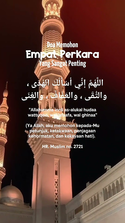 doa memohon 4 perkara yang sangat penting #doa #doamustajab #quotes #viral