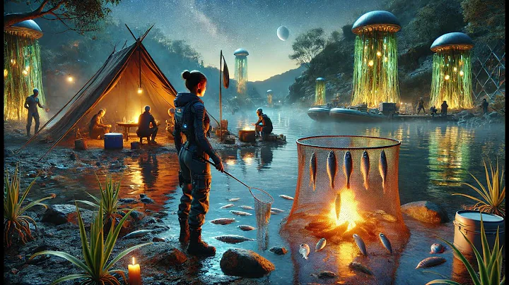 River Took Their Supplies — Human Wove Nets, Caught Fish, & Fed the Camp by Firelight | HFY Story