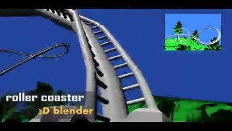 Roller Coaster 3D Blender