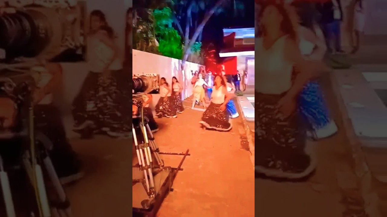 Elena Tuteja Song Shooting With Director Azhar Hussain Choriographer Imran Malgunkar 