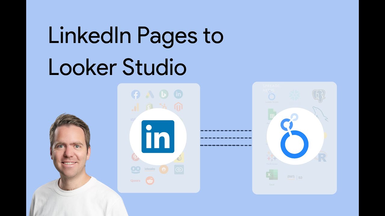 Connect LinkedIn Pages to Looker Studio in less than 2 minutes