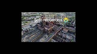 Solo fierros quedaron de la gran Acerera de Monclova.