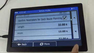 How to Input Truck Size in LOVPOI GPS Navigation