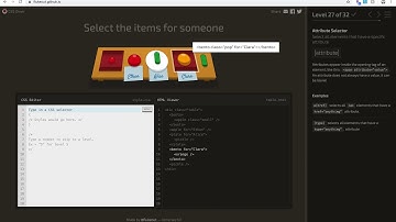 CSS DINER GAME SOLUTIONS - ( https://flukeout.github.io/ )
