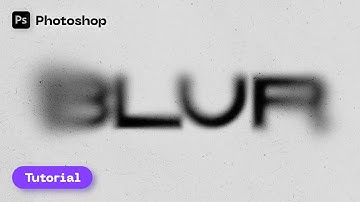 How to Make a Text Blur Effect in Photoshop | Tutorial
